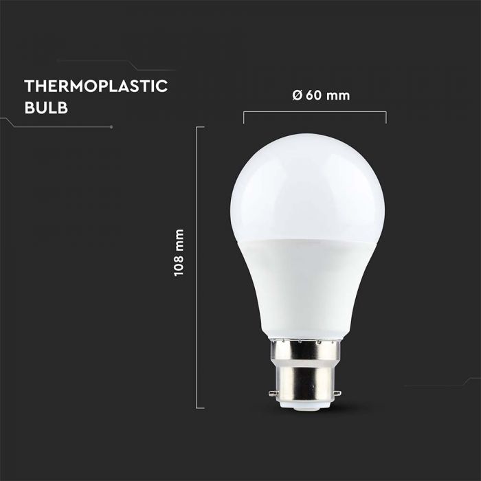 LED B22 LAMP 8.5W WW 806lm 200° 60X112