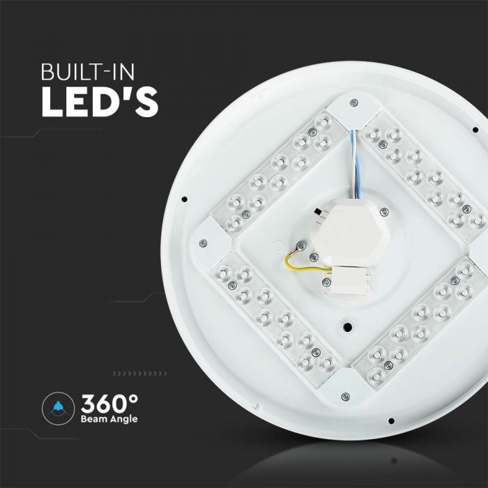 LED DOME LIGHT CCT CHANGING SWITCH 24W 2600lm 120° 350X55 STARRY