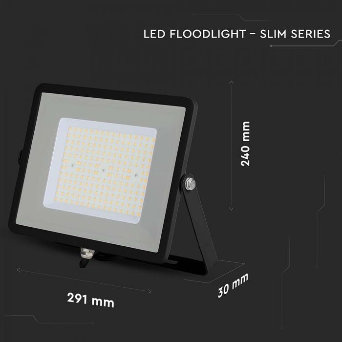 LED FLOOD SLIM 100W DL 100° 11500lm (115lm/W) IP65 BLACK SAMSUNG