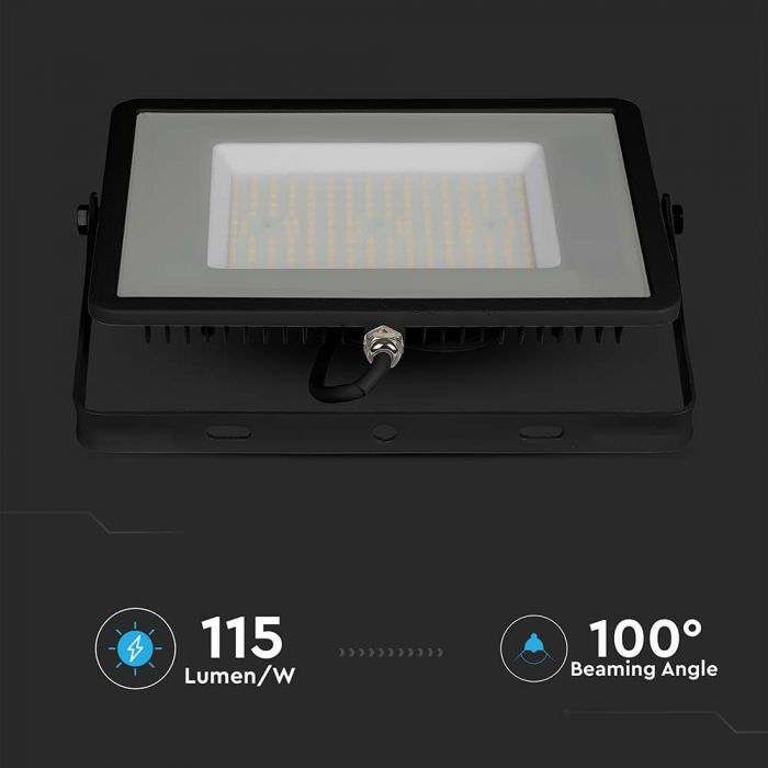 LED FLOOD SLIM 100W DL 100° 11500lm (115lm/W) IP65 BLACK SAMSUNG