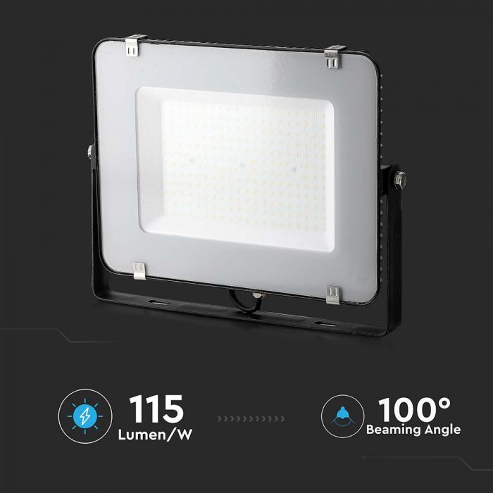 LED FLOOD SLIM 150W CW 100° 17300lm (115lm/W) IP65 BLACK SAMSUNG