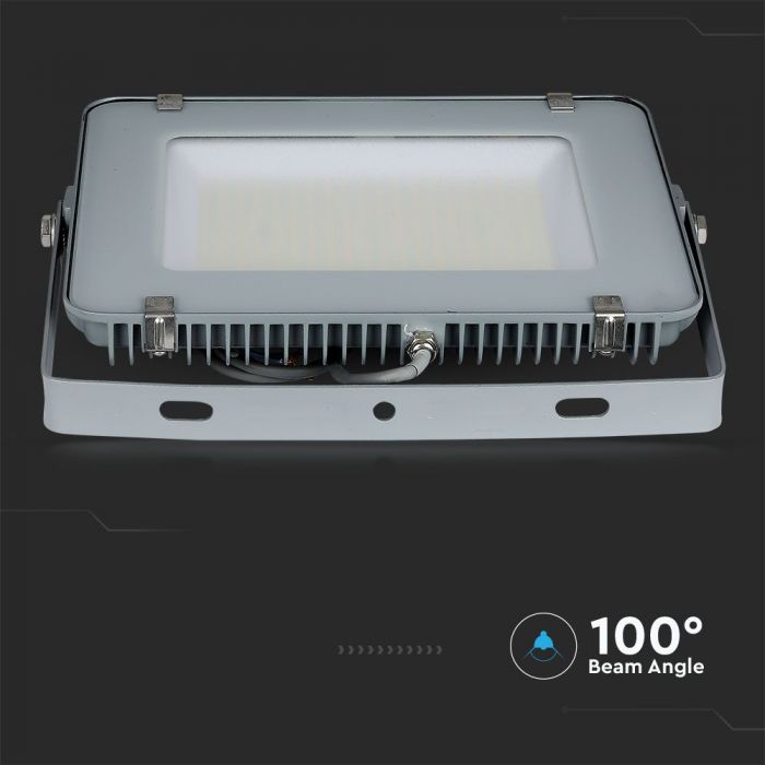 LED FLOOD SLIM 200W DL 100° 23000lm (115lm/W) IP65  GREY SAMSUNG CHIP