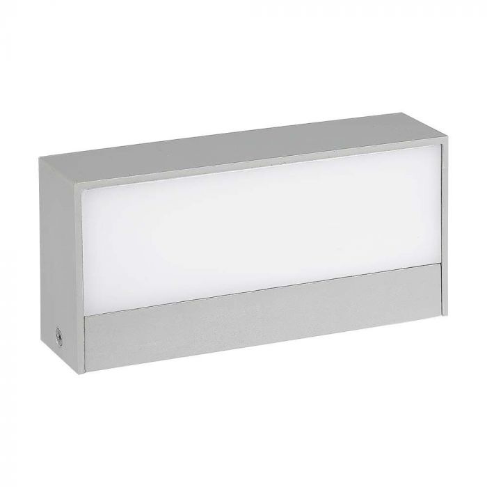 LED UP/DOWN WALL LIGHT GREY 9W DL 850lm 90° 173X81X46 IP65