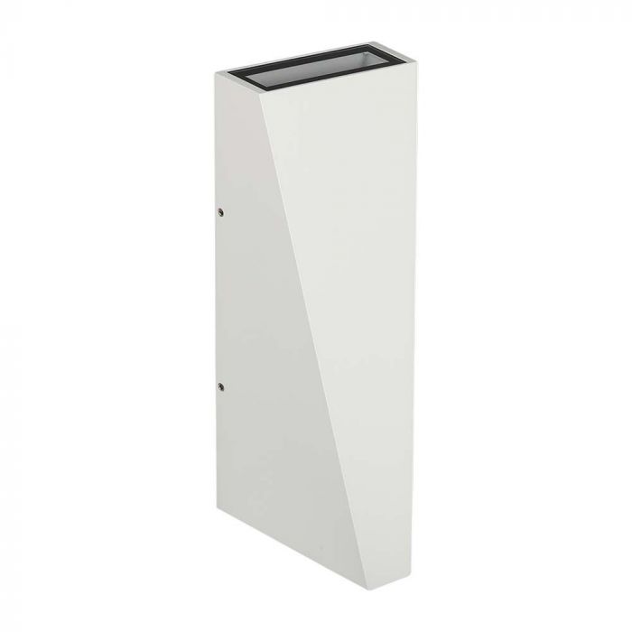 LED WALL LIGHT ALUMINIUM 4W DL 476lm 120° 90X200X90 WHITE IP65