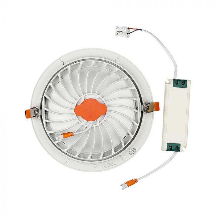 LED COB DOWNLIGHT 20W CW 1975lm 25° 170X38 (145) MOVABLE SAMSUNG CHIP