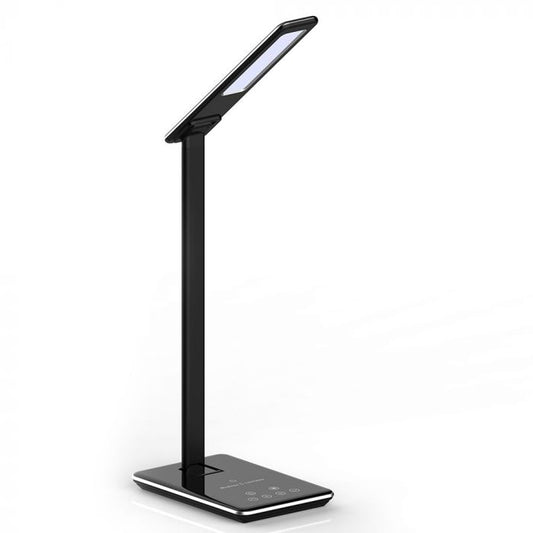 LED TABLE LAMP WITH WIRELESS CHARGER 12.5W 630lm 440x120x40 3in1  BLACK