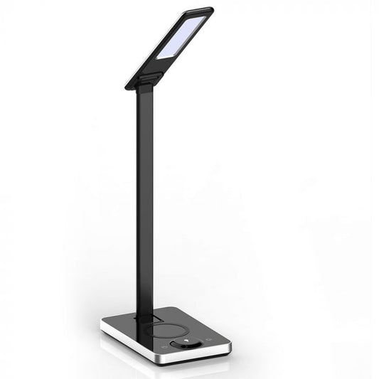 LED TABLE LAMP WITH WIRELESS CHARGER 12.5W 640lm 3in1  440x120x40 BLACK