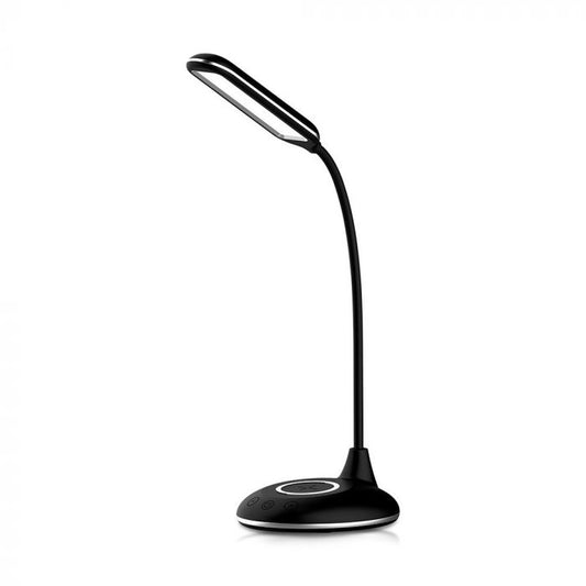 LED TABLE LAMP WITH WIRELESS CHARGER 9W 405lm 3in1 142x124x476 BLACK