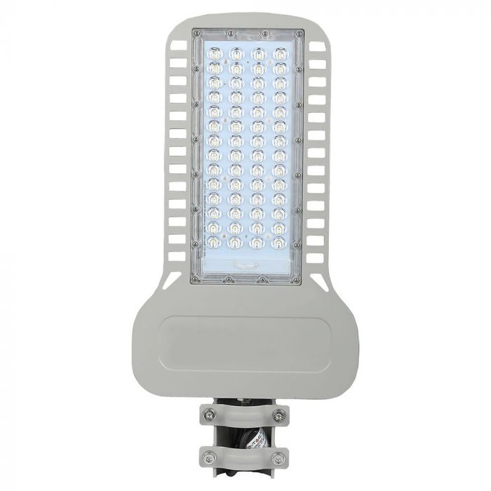 LED STREET LIGHT SLIM 100W CW 13500lm 120° GREY 535X260X64 IP65