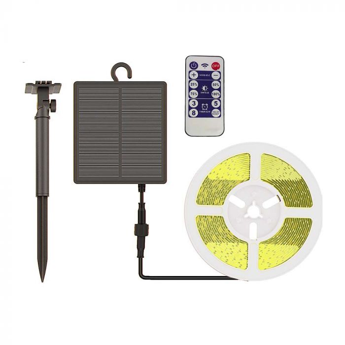 LED SOLAR PANEL STRIP KIT 120lm/m DL IP67 5M