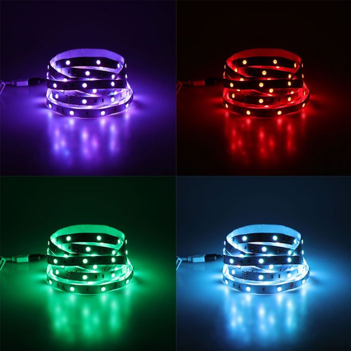 LED MAGIC STRIP RGB 13W/M  60 LEDS/M 24V - SET 5M IP65