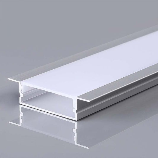 ALUMINIUM PROFILE MILKY COVER 2000x30x10mm