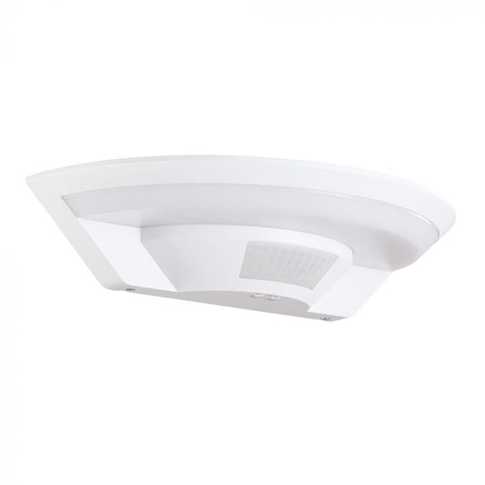 LED WALL LIGHT WITH PIR SENSOR SAMSUNG CHIP 10W 900lm DL  WHITE IP54