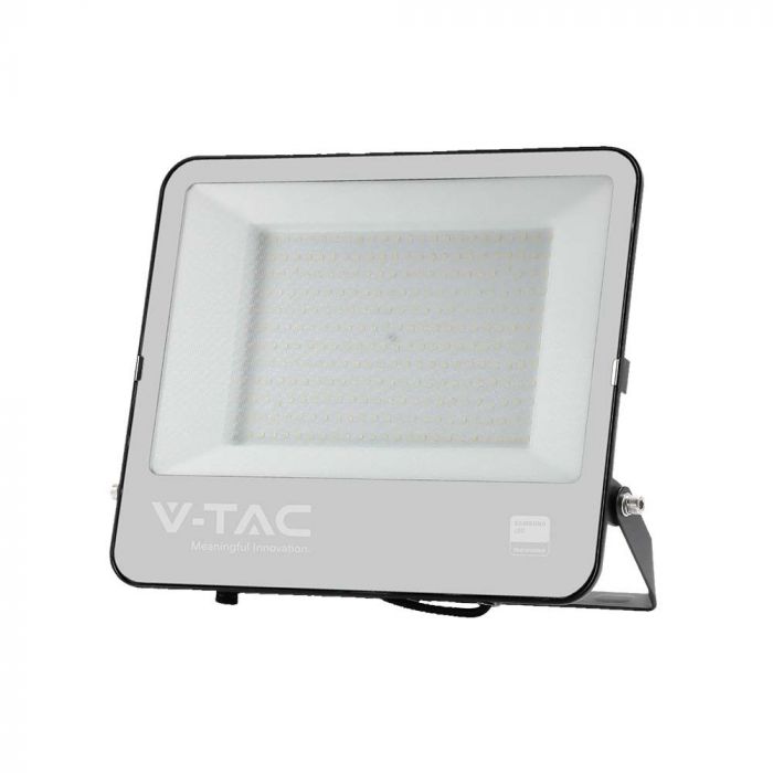 LED FLOOD LIGHT 200W CW 17540lm BLACK BODY GREY FROSTED GLASS SAMSUNG CHIP 402.5x44x349.5mm IP65