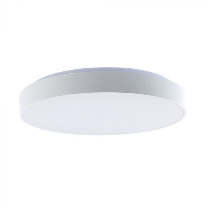 LED DESIGNER Ceiling Light with Remote Control CCT Changing 30/60/30W 6000lm 360° 495x66mm DIMMABLE -ELEGANT WHITE