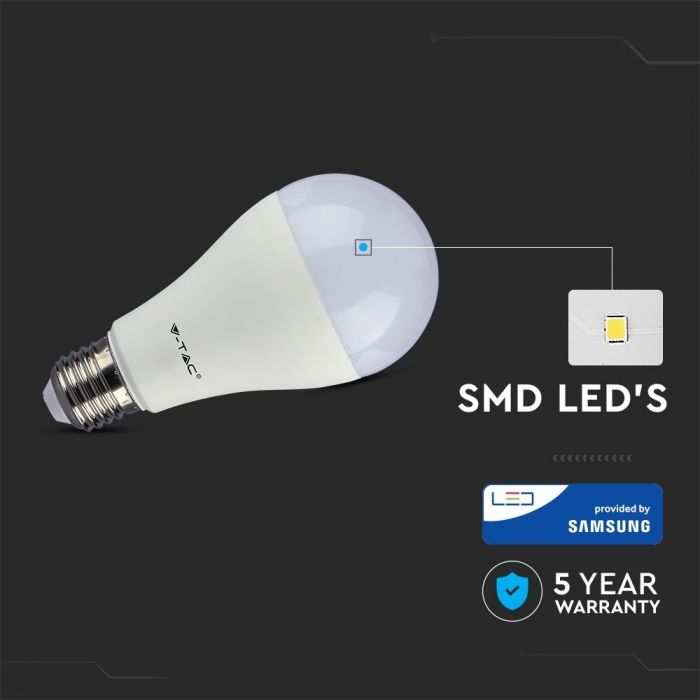 LED EMERGENCY E27 LAMP 9W WW 806lm 200° (3Hrs) SAMSUNG CHIP