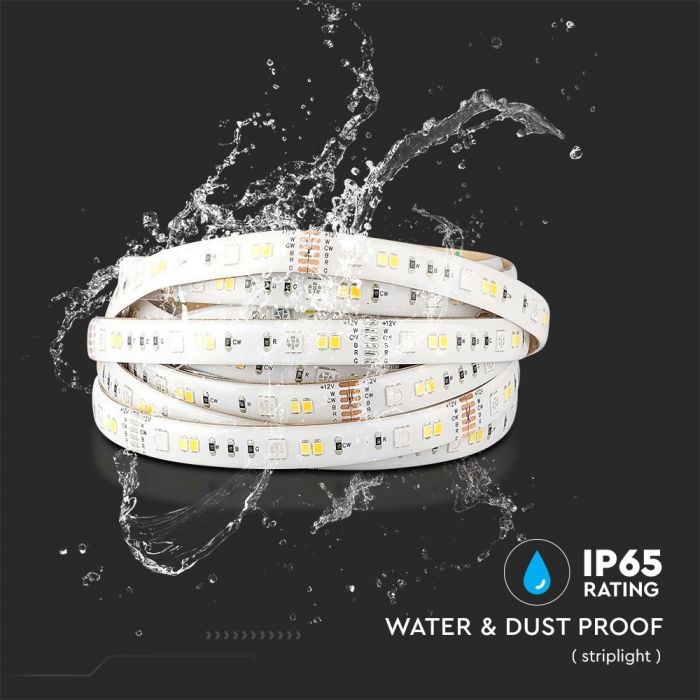 LED STRIP LIGHT RGB+W WIFI SMART 5050 SMD 230Lm 60LED/4W/M 12V KIT IP65