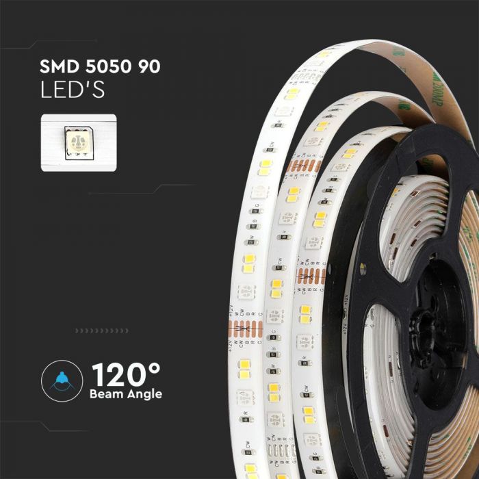 LED STRIP SET COMPATIBLE WITH ALEXA & GOOGLE HOME RGB+3IN1 13W/M  1200lm/M