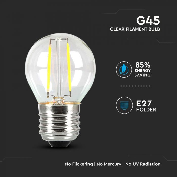 LED E27 FILAMENT LAMP 4W WW 400lm 300° 45X77 GLOBE SAMSUNG