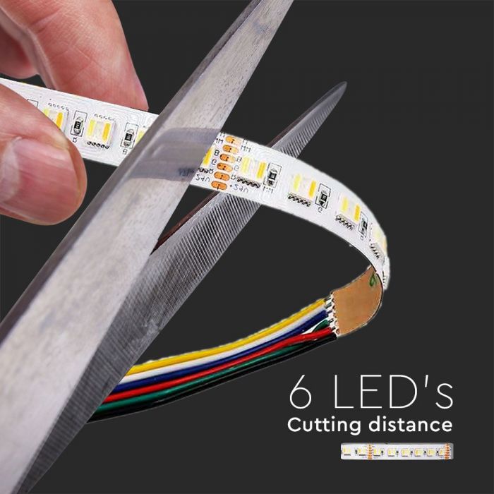 LED STRIP LIGHT 5050 SMD 60LEDs CCT 3IN1+RGB 1680Lm 24W/M 12mm 24V