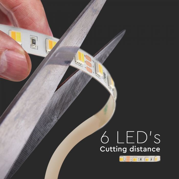 LED STRIP LIGHT SMD 120LEDs CCT 3IN1  1550Lm 14W/M 24V