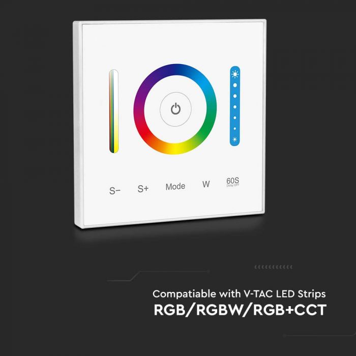 LED 3IN1 CONTROLLER 86x86mm Max 10A 12/24V