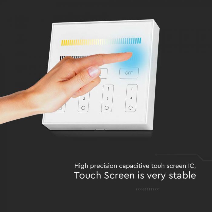 LED 4 ZONE WIFI CONTROLLER 3V(2xAAA Battery) 86x86mm