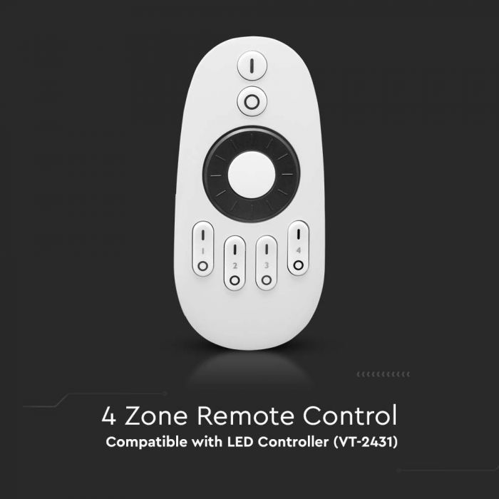 LED 4 ZONE REMOTE CONTROL 3V(2xAAA Battery)