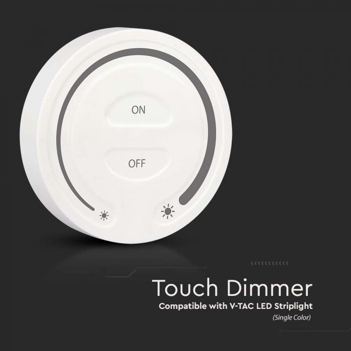 LED TOUCH DIMMER WHITE 3V(2xAAA Battery)