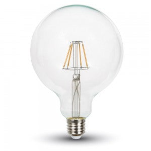 LED E27 FILAMENT LAMP G125 6W WW 806lm 300° 125X177 SAMSUNG CHIP