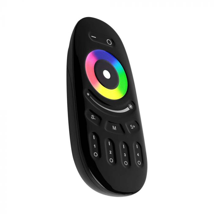 LED TOUCH REMOTE CONTROL RGB+W- BLACK 3V(2xAAA Battery)