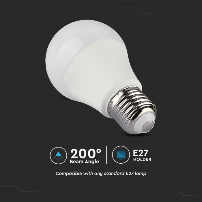 LED E27 LAMP SMART RF CONTROL 8.5W RGB+DL 806lm 200° 60X120 DIMMABLE