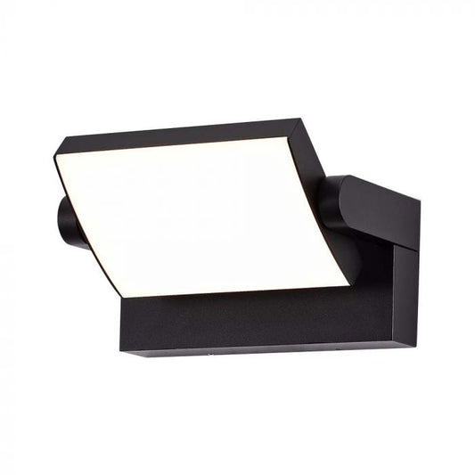 LED WALL LIGHT 17W DL 2520lm 350° 212x165x100 BLACK IP65