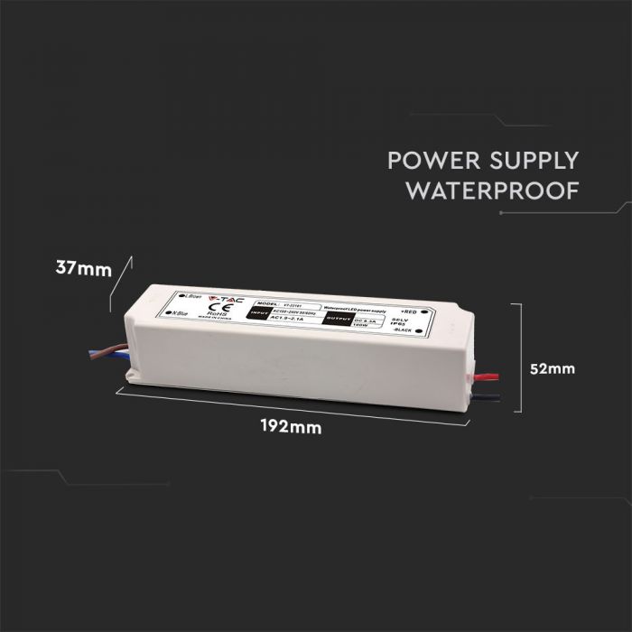 LED POWER SUPPLY 100W 24V IP65 4.2A