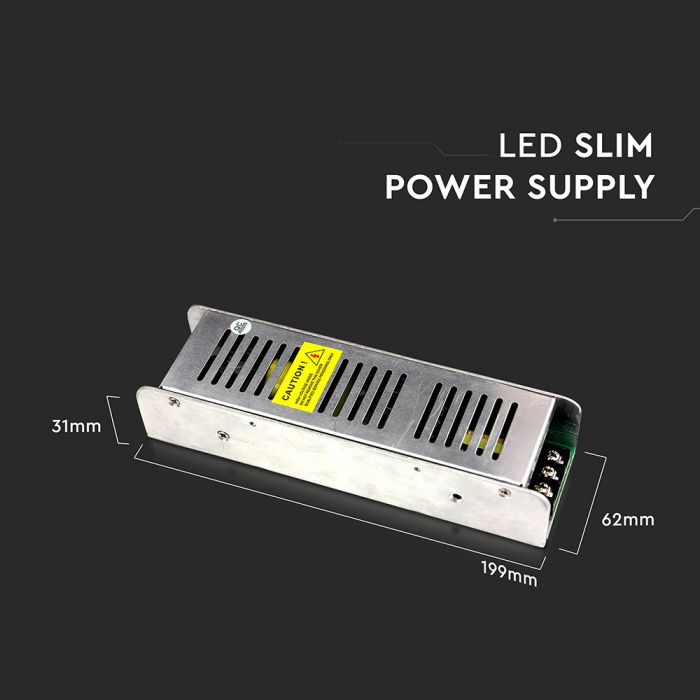 LED POWER SUPPLY 100W 12V 8.5A SLIM TRIAC DIMMABLE