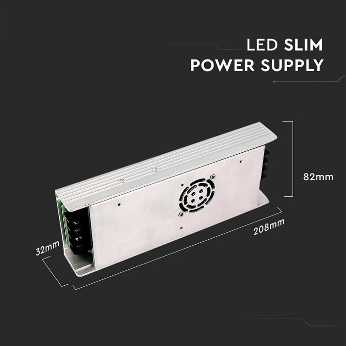 LED POWER SUPPLY 350W 12V 30A SLIM