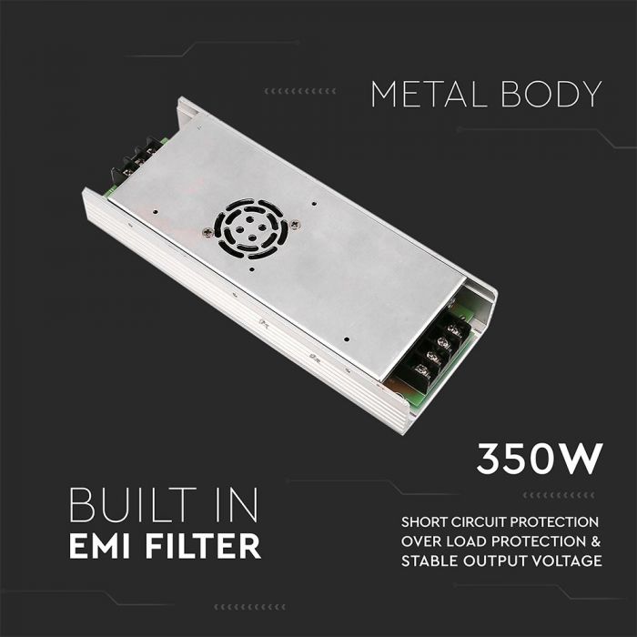 LED POWER SUPPLY 350W 12V 30A SLIM