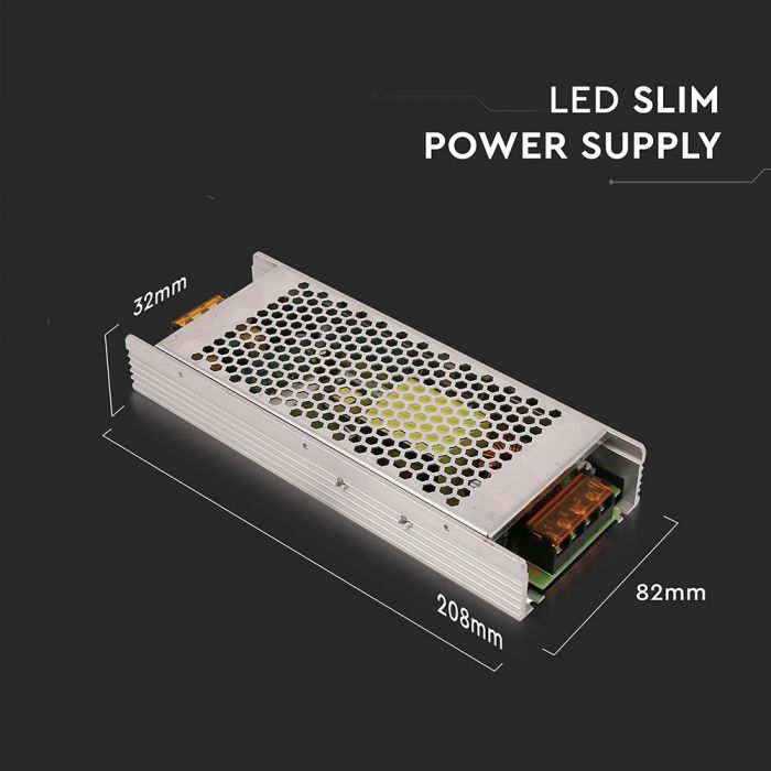 LED POWER SUPPLY 350W 12V 30A SLIM NO FAN