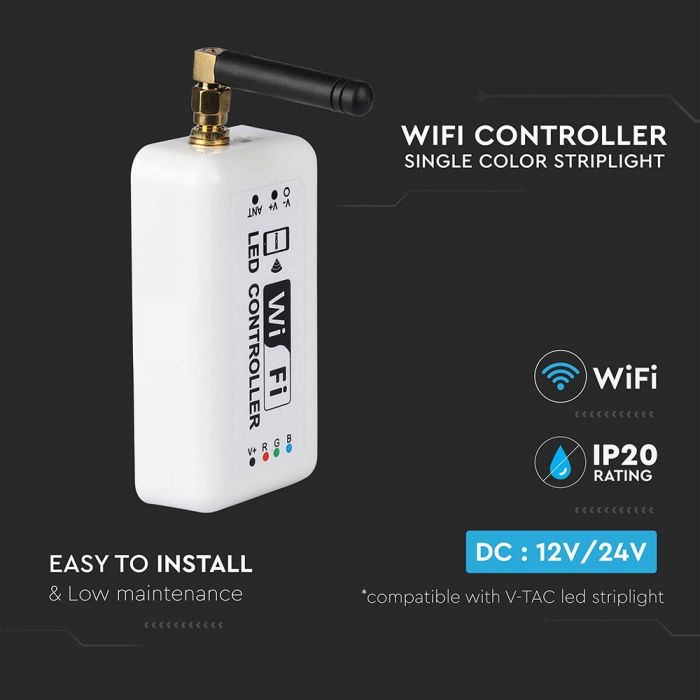 WIFI SINGLE CONTROLLER 12A 12V