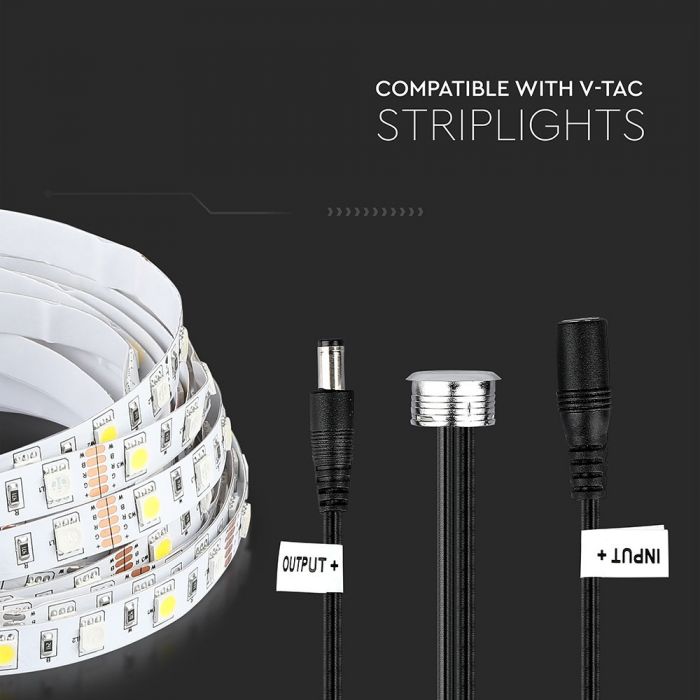 LED TOUCH SWITCH & DIMMER FOR STRIPLIGHT SILVER