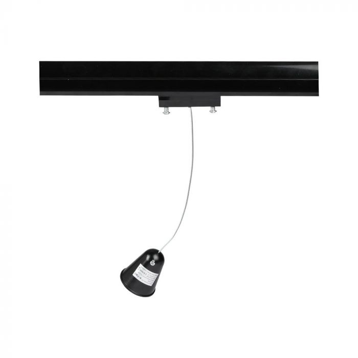 LED HANGING TRACK LIGHT KIT 1M 4LINE BLACK