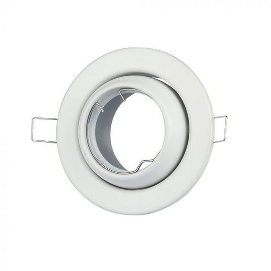 LED BRACKET 1XGU10 ROUND Movable WHITE 100X45 (90)