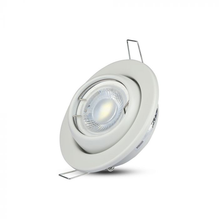 LED BRACKET 1XGU10 ROUND Movable WHITE 100X45 (90)