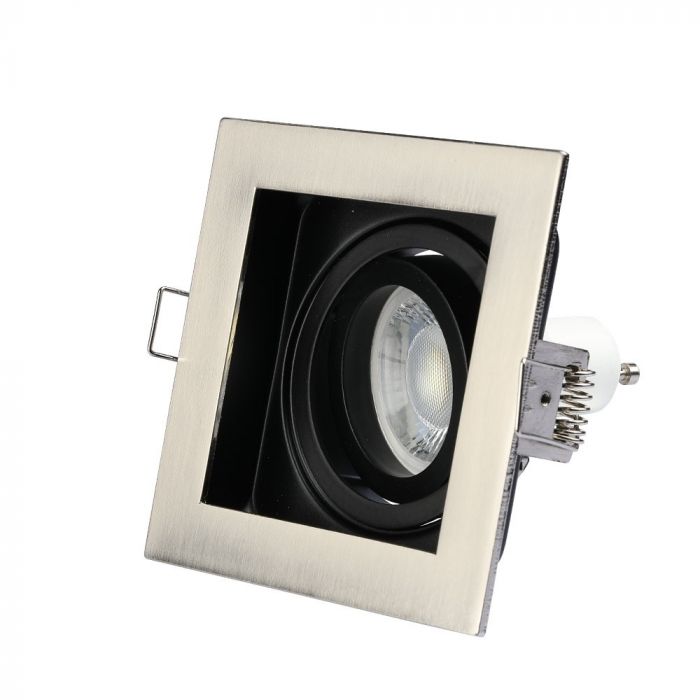 LED BRACKET 1XGU10 SQUARE FIXED SN 100X38 (90)