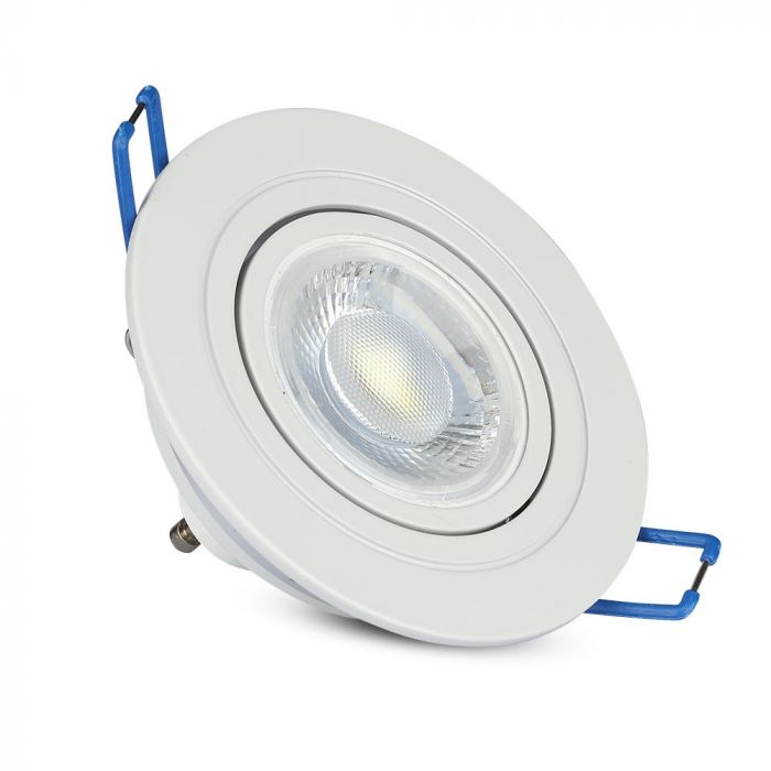 LED BRACKET 1XGU10 ROUND Movable WHITE 91 (75)