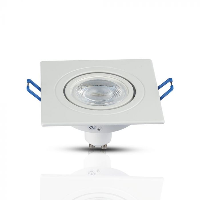 LED BRACKET 1XGU10 SQUARE Movable WHITE 91X91 (75)