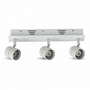 LED TRACK FITTING 3XGU10 WHITE