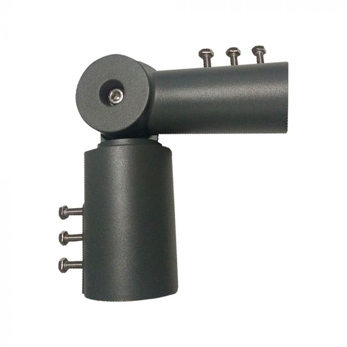 LED STREET LIGHT ADAPTER HOLDER BLACK ALUMINIUM