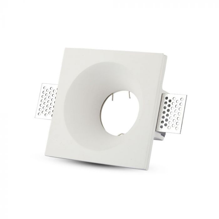 LED BRACKET GU10 SQUARE WHITE 190X140X60 (50) GYPSUM