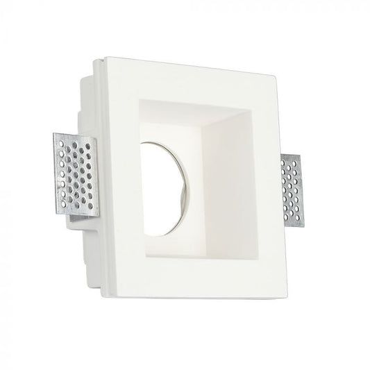 LED BRACKET GU10 SQUARE WHITE DEEP 190X140X80 (120) GYPSUM